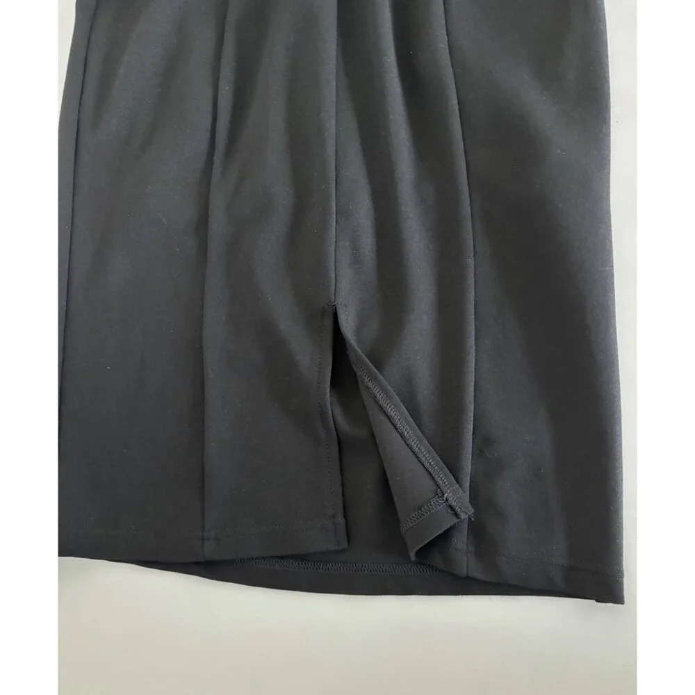 Cutout Halter Dress L Bodycon Plunge Neck Backless Y2K Club Core Night Out Glam - Picture 14 of 14